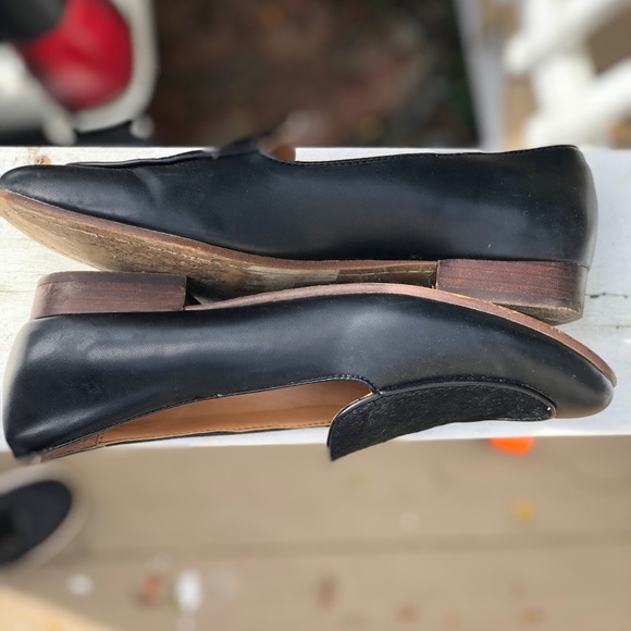 J. Crew Collection Black Calf Hair Loafers 8 - Picture 4 of 6